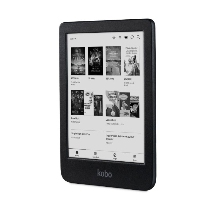 Ebook Kobo Clara BW 6  E-Ink Carta 1300 HD 16GB WI-FI Black