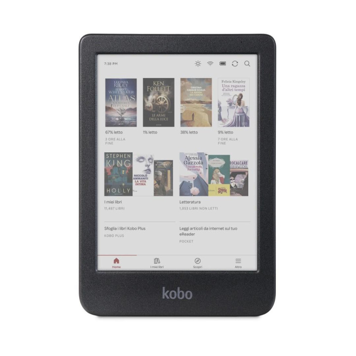Ebook Kobo Clara Colour 6  E-Ink Kaleido 3 16GB WI-FI Black