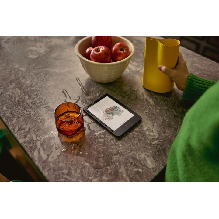 Ebook Kobo Clara Colour 6  E-Ink Kaleido 3 16GB WI-FI Black