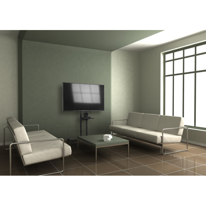 Stojak One For All BM4673 na kółkach Proline dla TV 32"-75", 50kg, obr. 90st, pochył 10st, VESA600x600