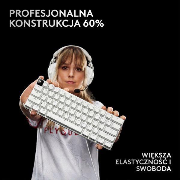 Logitech G Pro X 60 Lightspeed Biała