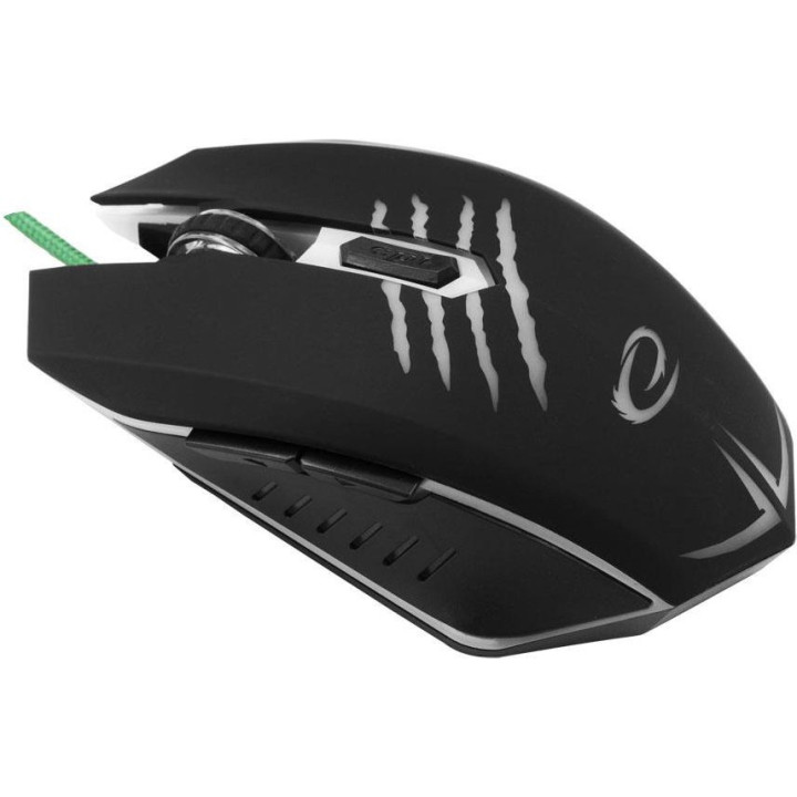 Mysz komputerowa Esperanza MX209 Claw EGM209G (optyczna; 2400 DPI; kolor czarny)
