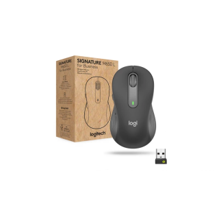 Mysz bezprzewodowa Logitech Signature M650 for Business dla leworęcznych grafitowa 910-006348
