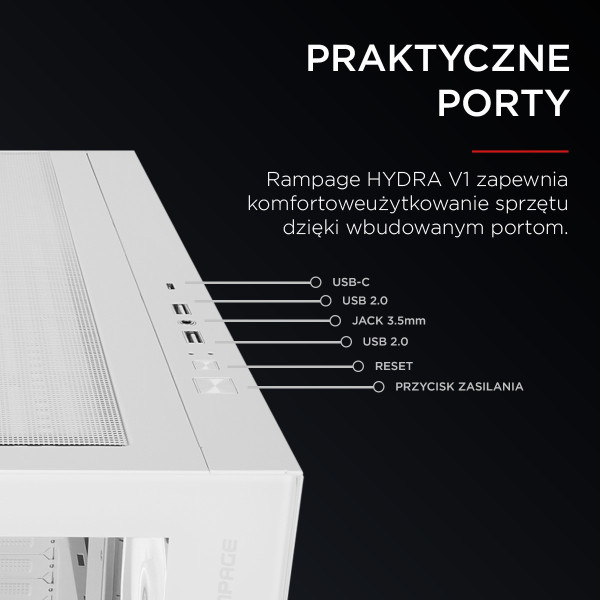 Rampage Hydra V1 biała