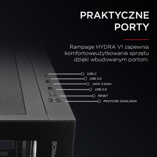 Rampage Hydra V1 czarna