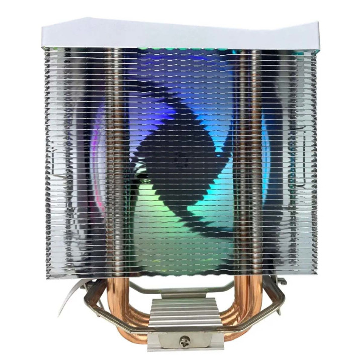 Rampage Octagon C50 Chłodzenie procesora LGA 1700/AM5 1800RPM wentylator 120mm ARGB biały