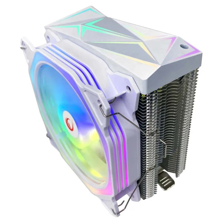 Rampage Octagon C50 Chłodzenie procesora LGA 1700/AM5 1800RPM wentylator 120mm ARGB biały