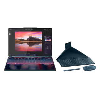Laptop Lenovo Yoga Book 9 14IAH10 83KJ001KPB Ultra 7 255H Touch 2x14" 2,8K WQXGA+ OLED 120Hz HDR 32GB 1000SSD W11Pro