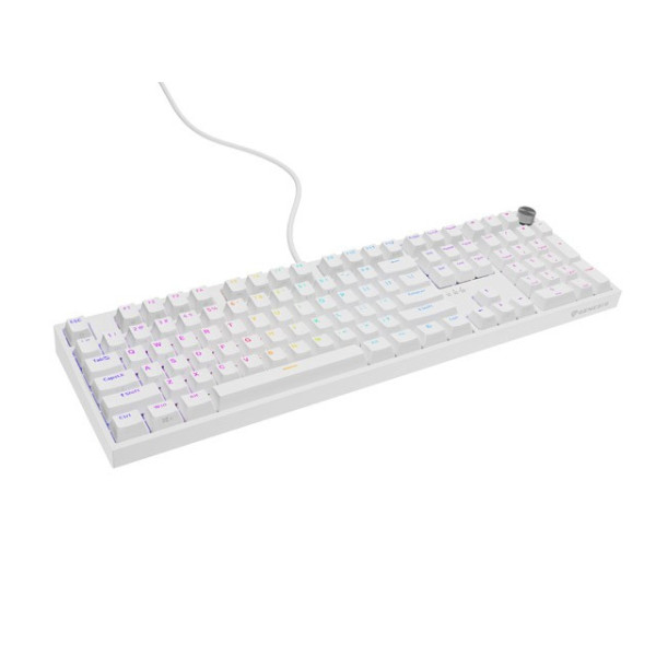 Genesis Thor 404 biała RGB Outemu Peach Silent