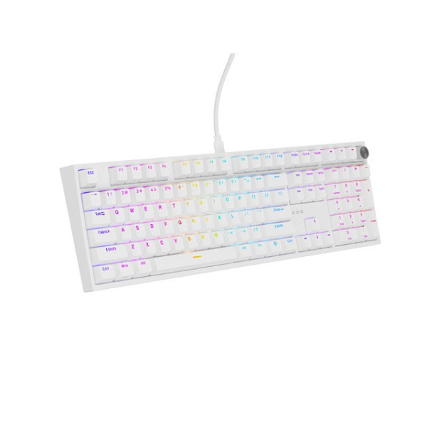 Genesis Thor 404 biała RGB Outemu Peach Silent