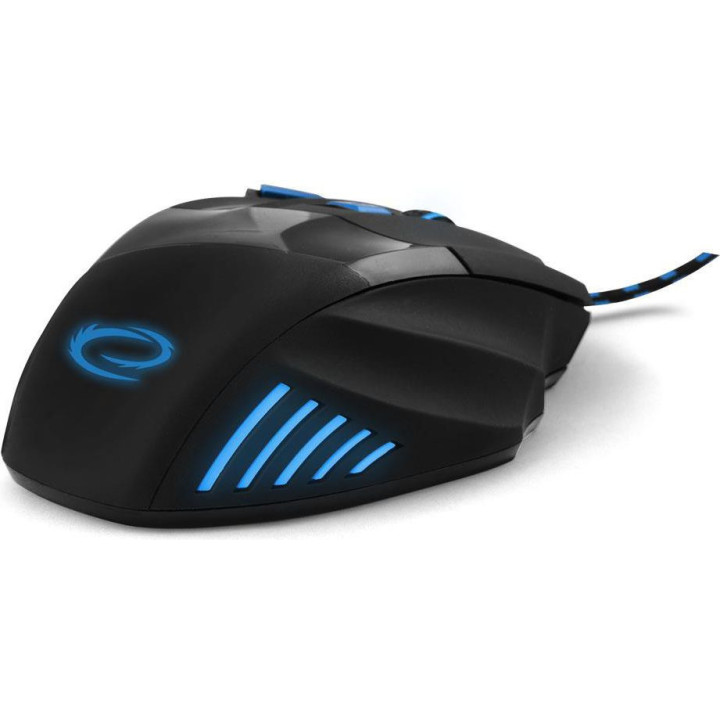 Mysz komputerowa Esperanza Wolf EGM201B (optyczna; 2400 DPI; kolor czarny)