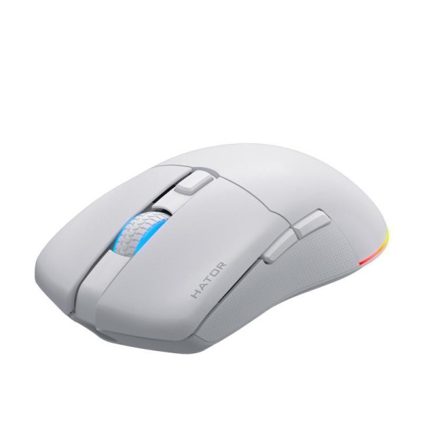 Mysz dla graczy bezprzewodowa Hator Pulsar 3 Wireless biała