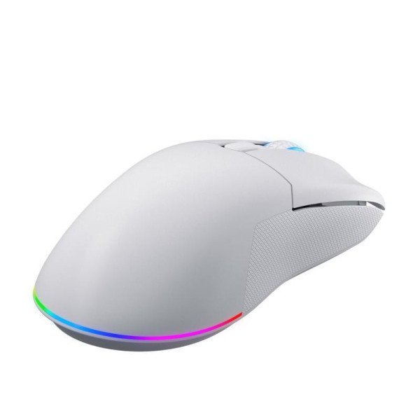 Mysz dla graczy bezprzewodowa Hator Pulsar 3 Wireless biała