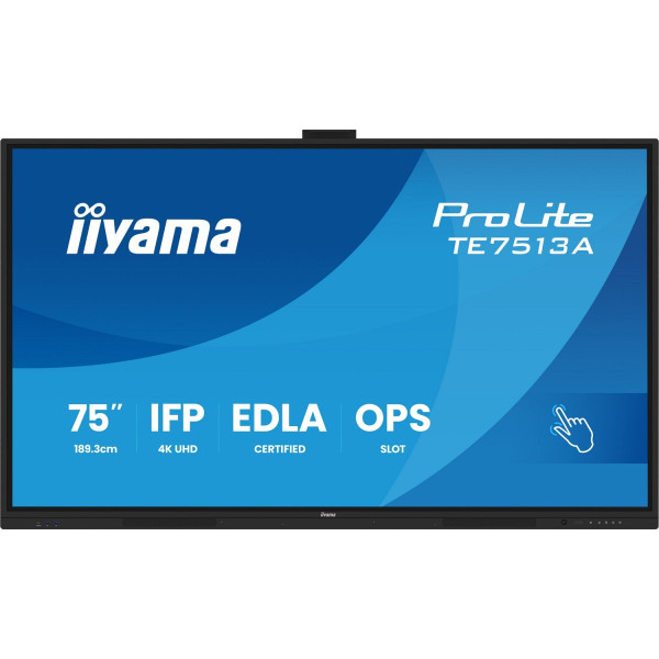 Monitor interaktywny iiyama TE7513A-B1AG 75" 4K UHD IPS Touch Android 14