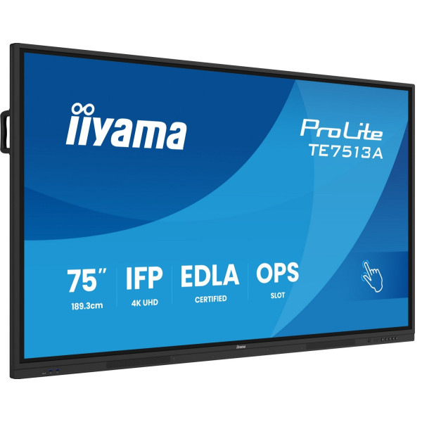 Monitor interaktywny iiyama TE7513A-B1AG 75" 4K UHD IPS Touch Android 14