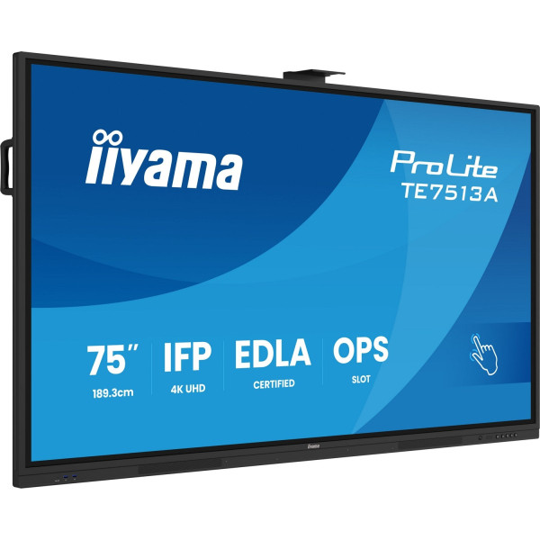Monitor interaktywny iiyama TE7513A-B1AG 75" 4K UHD IPS Touch Android 14