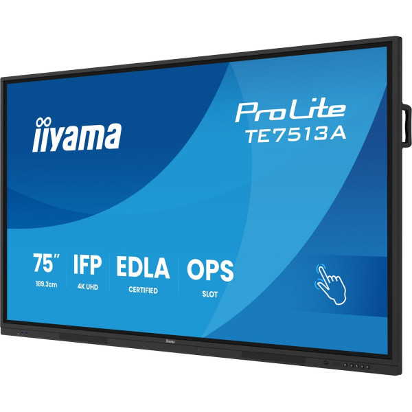 Monitor interaktywny iiyama TE7513A-B1AG 75" 4K UHD IPS Touch Android 14