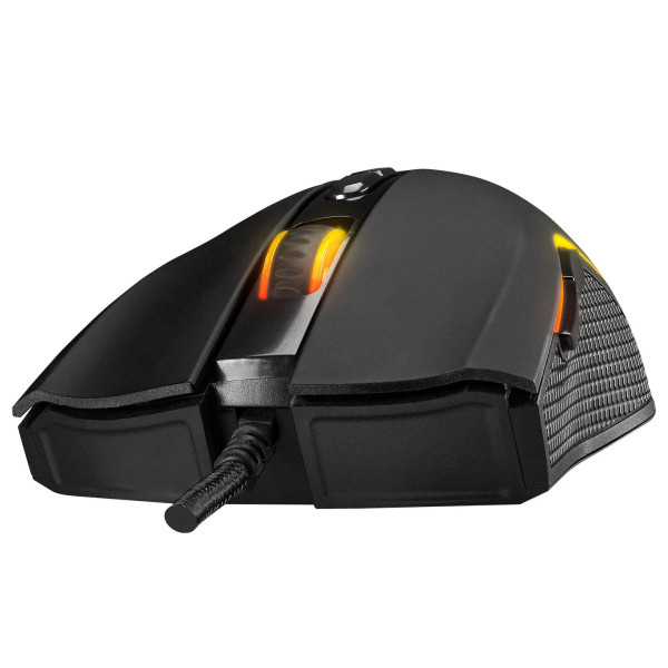 Rampage SMX-R44V2 gamingowa 12800 DPI RGB LED 1K Hz HUANO Makro czarna