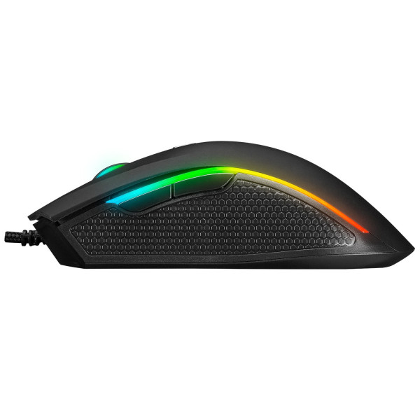 Rampage SMX-R44V2 gamingowa 12800 DPI RGB LED 1K Hz HUANO Makro czarna