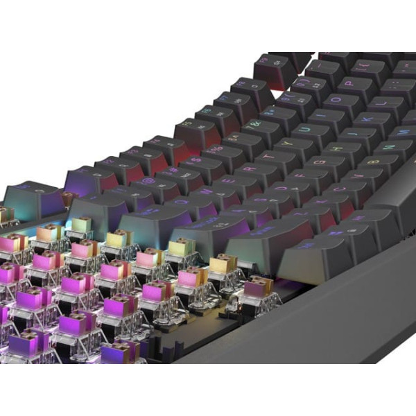 Genesis Thor 230 TKL czarna RGB Outemu Brown