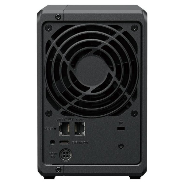 Synology DS725+ | 2-zatokowy serwer NAS, AMD Ryzen, 4GB RAM, 2.5GbE i 1GbE RJ-45, 2x M.2 NVMe, Tower