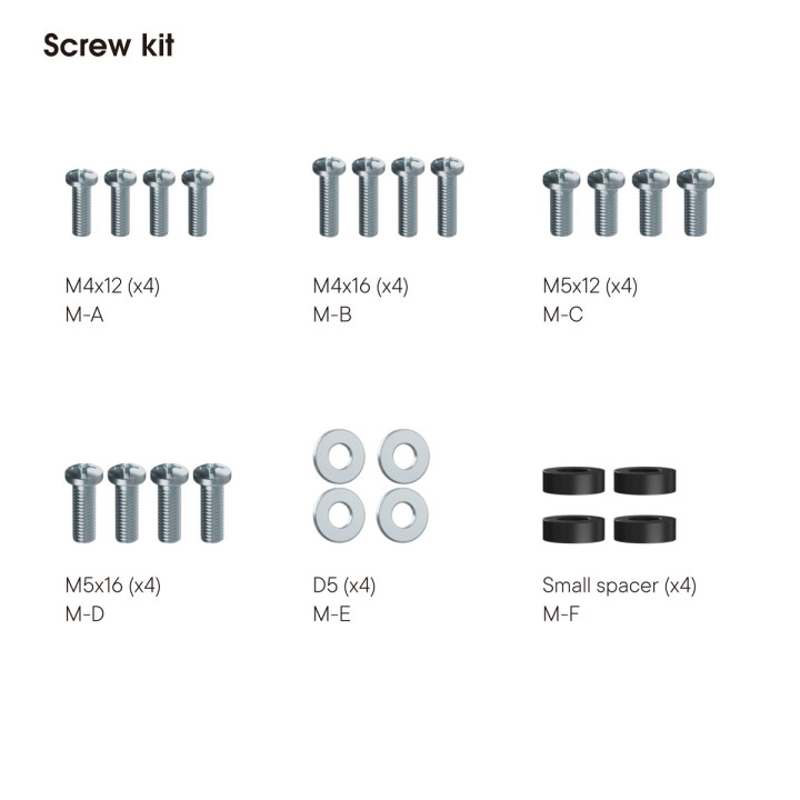 Stojak biurkowy One For All DM2170 na monitor 13"-23",10kg, VESA 75x75-100x100, czarny