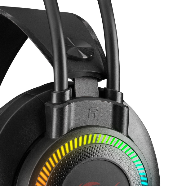 Rampage Słuchawki gamingowe z mikrofonem X-JAMMER 7.1 czarne