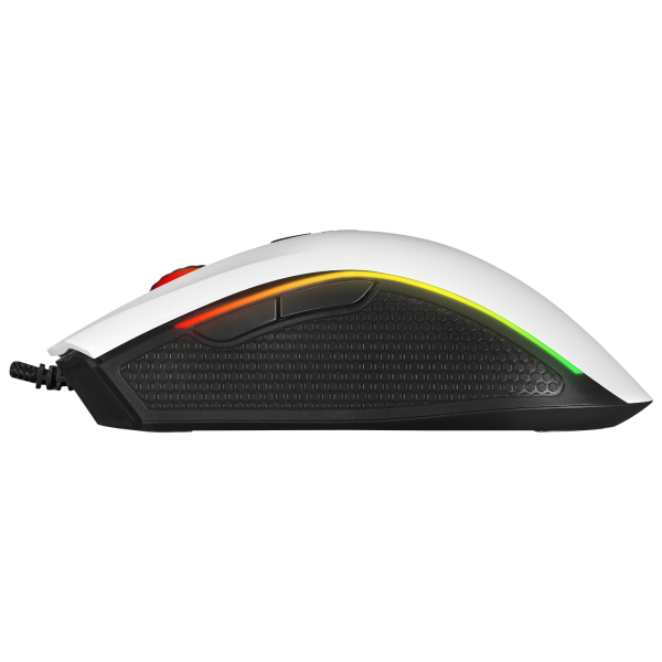 Rampage SMX-R44V2 gamingowa 12800 DPI RGB LED 1K Hz HUANO Makro biała