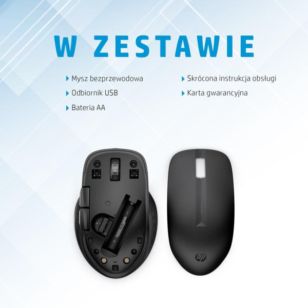 Mysz optyczna bezprzewodowa HP 435 Multi-Device Wireless Mouse 3B4Q5UT