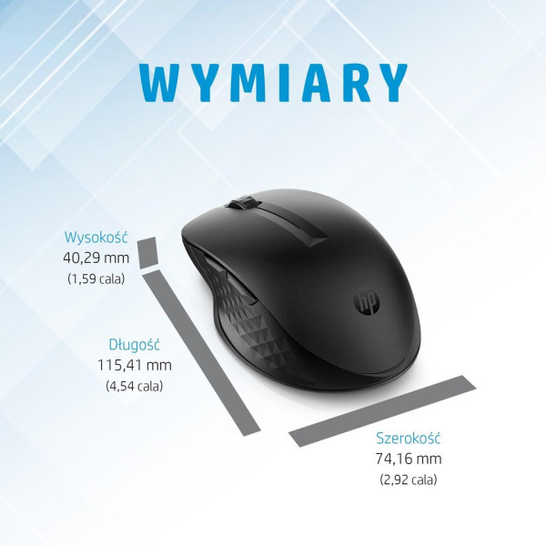 Mysz optyczna bezprzewodowa HP 435 Multi-Device Wireless Mouse 3B4Q5UT