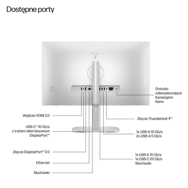 Komputer AiO HP EliteStudio 8 G1i A55S5ET Ultra 7 265 23,8" FHD 16GB 512SSD W11Pro