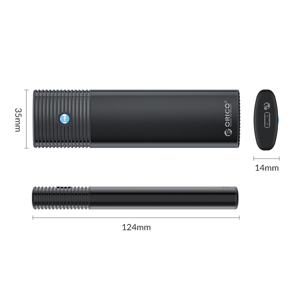 Orico Obudowa dysku M.2 SATA USB-C 5Gbps czarna