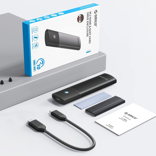 Orico Obudowa dysku M.2 NVMe/SATA 10Gbps czarna