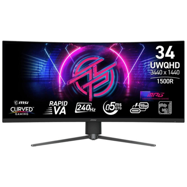 MSI MPG 346CQRF X24 - 34'' | VA | UWQHD | 1 ms | 180 Hz | 1500R Curved