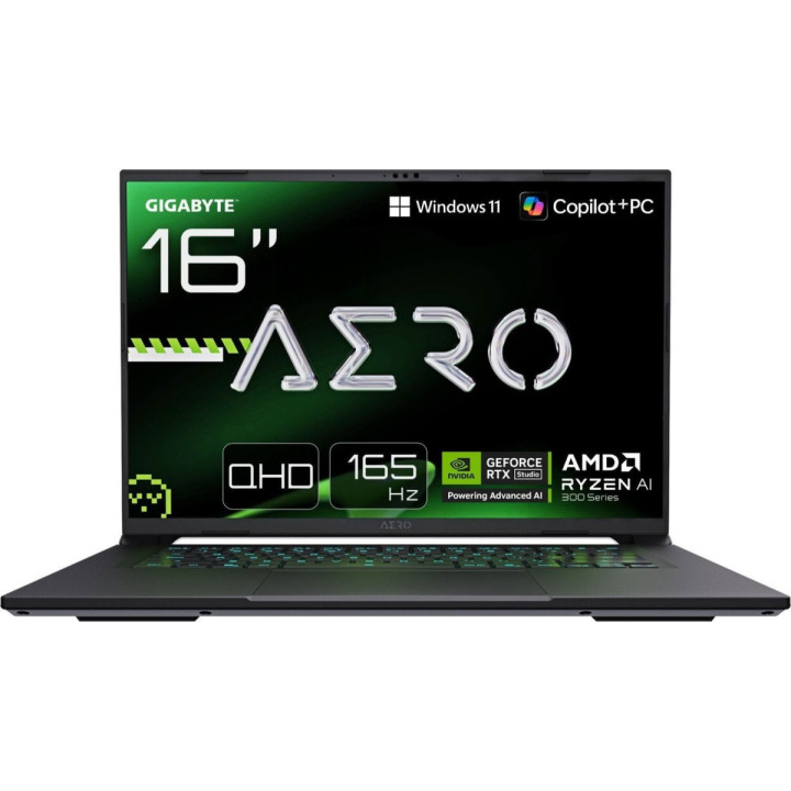 Laptop Gigabyte AERO X16 - AMD Ryzen AI 7 350 | 16'' | QHD+ | 165Hz | 16GB | 1TB | W11H | RTX 5050