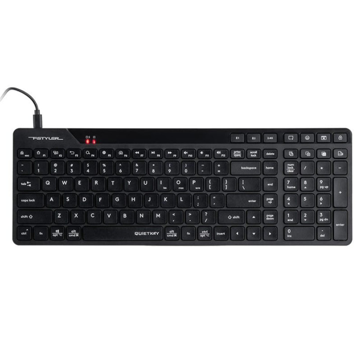 A4Tech Fstyler FBK27CAS Black 2.4GHz+BT (Silent)