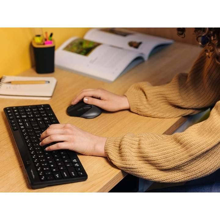 A4Tech Fstyler FBK27CAS Black 2.4GHz+BT (Silent)