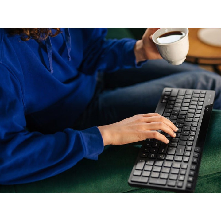 A4Tech Fstyler FBK27CAS Black 2.4GHz+BT (Silent)