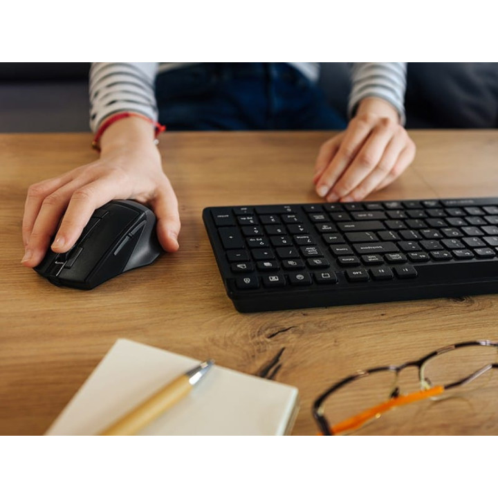 A4Tech Fstyler FBK27CAS Black 2.4GHz+BT (Silent)