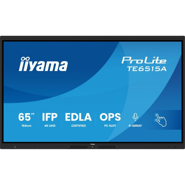 Monitor interaktywny iiyama TE6515A-B1AG 65" 4K UHD IPS Touch Android 14