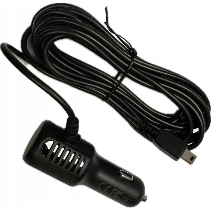 Zasilacz samochodowy mini USB prosta końcowka 2-amperowy