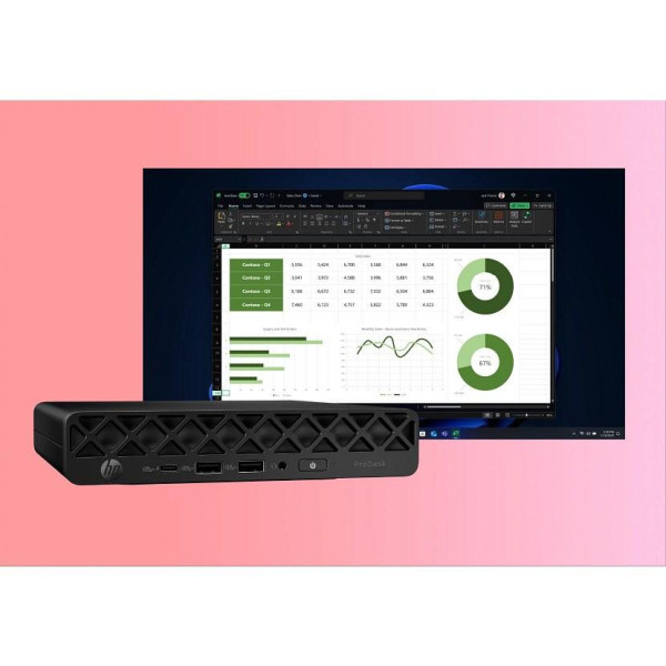 Komputer HP ProDesk 4 Mini G1i BY7D0ET Ultra 5 225T 16GB 512SSD W11Pro
