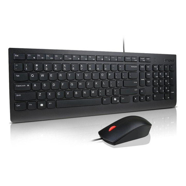 Zestaw przewodowy Klawiatura i Mysz Lenovo Essential Wired Combo AI US English with Euro symbol 4X31R64439