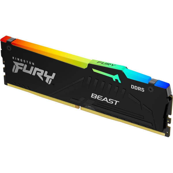 Pamięć - Kingston Fury Beast RGB 16GB [1x16GB 5600MHz DDR5 CL40 DIMM]