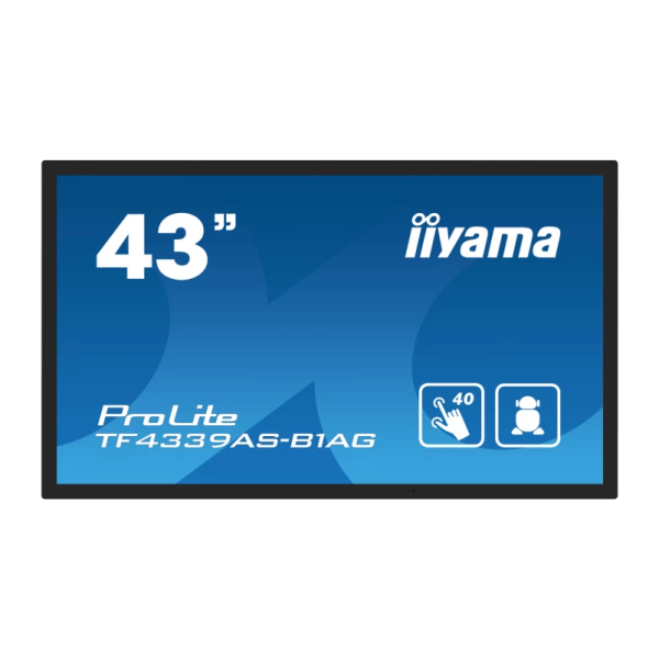 Monitor interaktywny iiyama TF4339AS-B1AG 42,5" 4K UHD IPS Touch Android 11