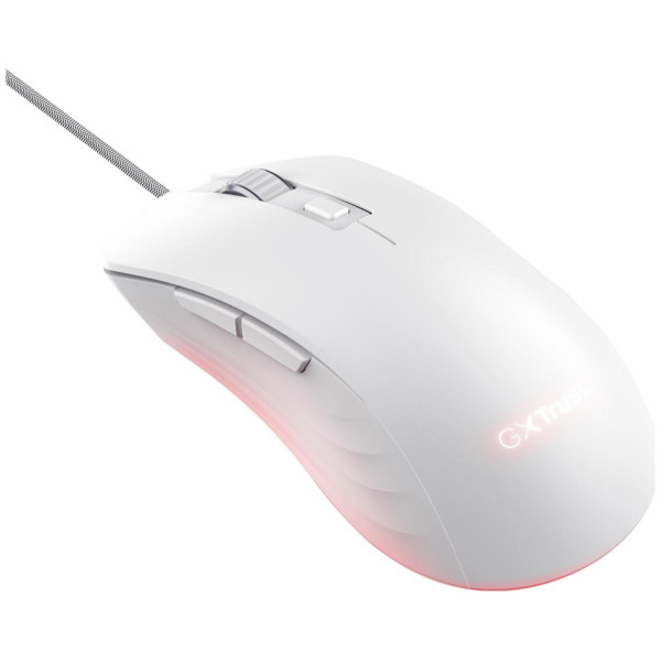 Trust GXT924w Ybar+ Gaming Mouse Biała
