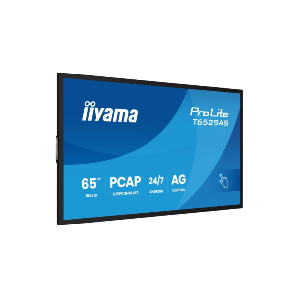 Monitor interaktywny iiyama T6529AS-B1AG 64,5" 4K UHD VA Touch Android 14