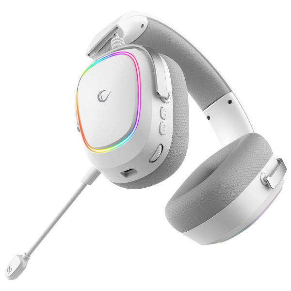 Słuchawki - Rampage RETSU BT 2.4G RGB białe