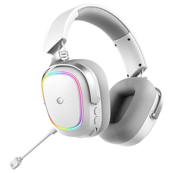 Słuchawki - Rampage RETSU BT 2.4G RGB białe