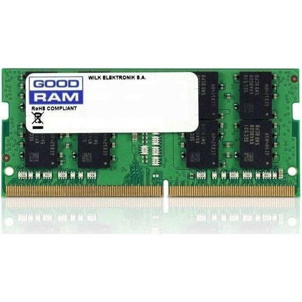 Pamięć GoodRam GR2666S464L19/16G (DDR4 SO-DIMM; 1 x 16 GB; 2666 MHz; CL19)